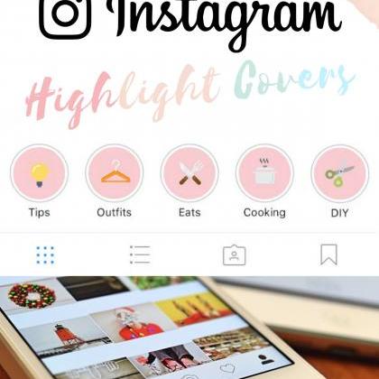 Instagram Stories Highlight Covers In Multi-colour..