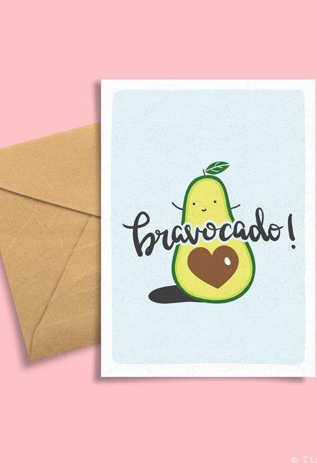 Handlettering Food Pun, Funny Greeting Card, Digital Download, Printable.